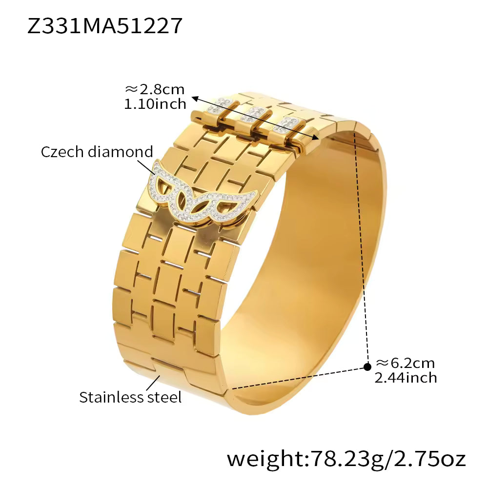 Wide Cuff Bracelet | Unisex Cuff Bracelet | ORLABYAMY