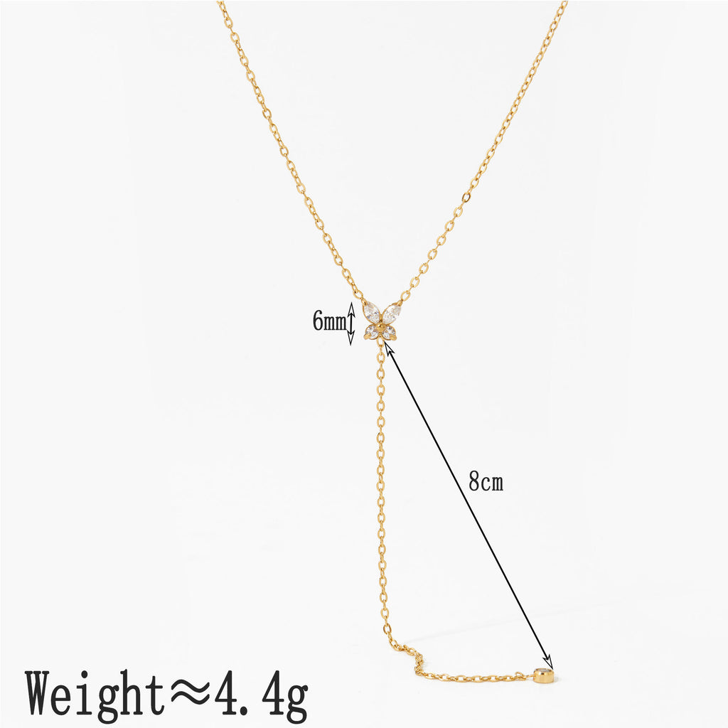 Link Chain Necklace | Long Pendant Necklace | ORLABYAMY