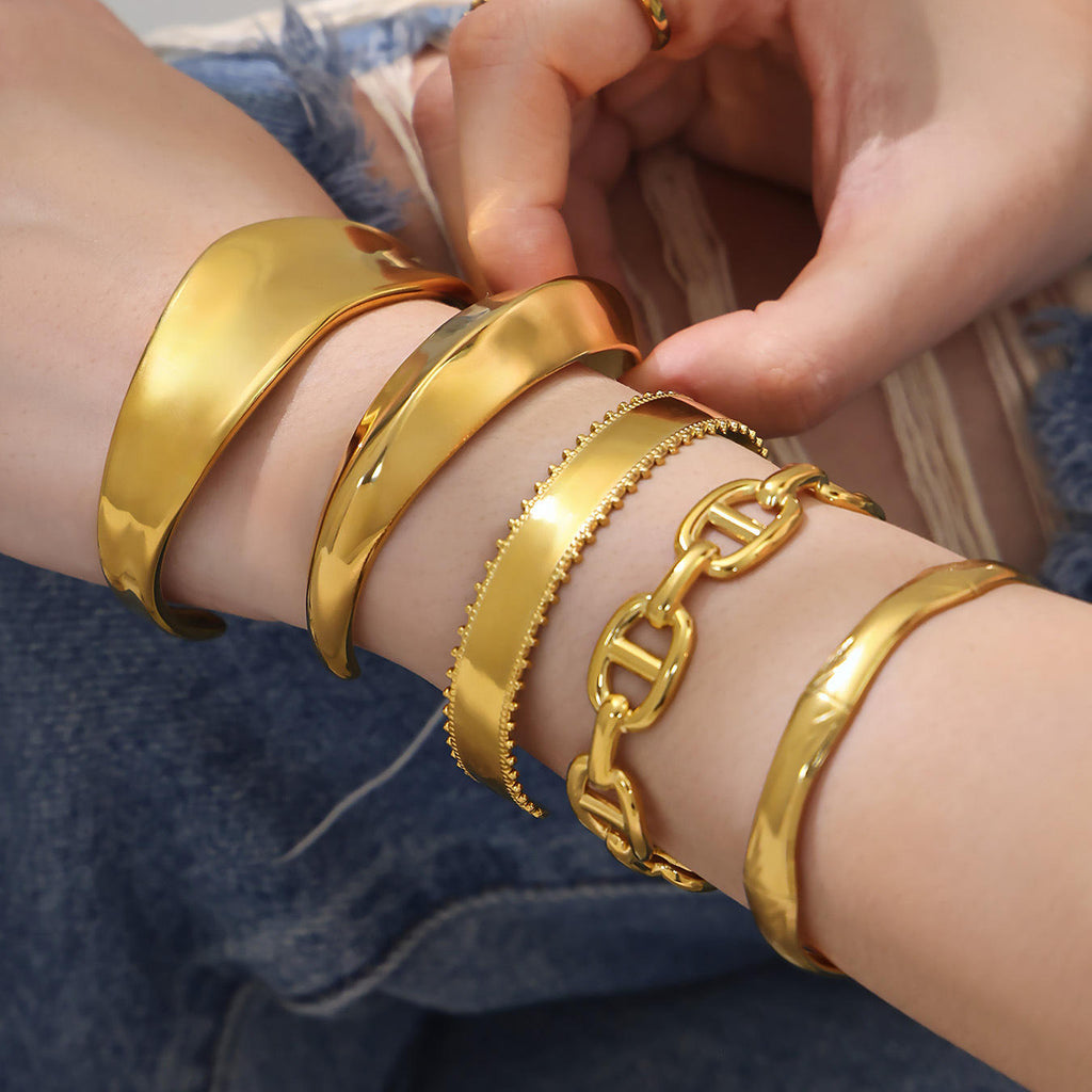 Women's Open Bangle | Open Bangle Bracelet | ORLABYAMY