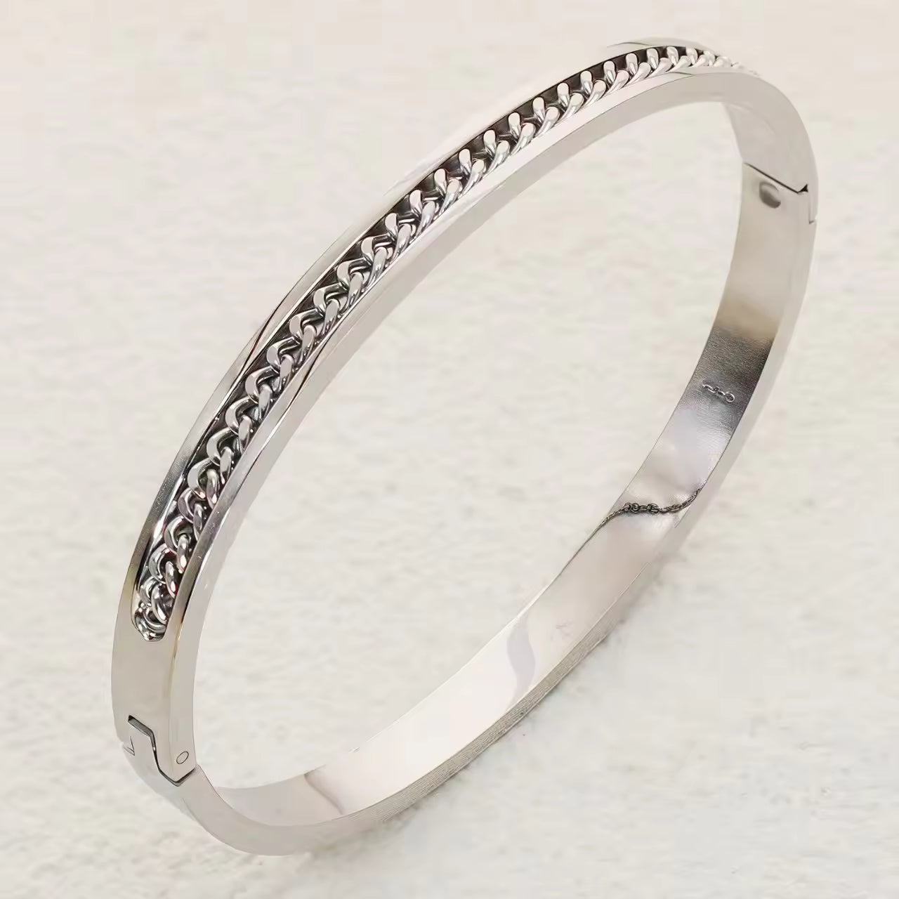 18K Gold, Silver & Rose Gold Plated Stainless Steel Vintage Crown Bracelet