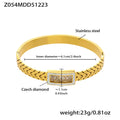 Stainless Steel Crown Bracelet | Zirconia Crown Bracelet | ORLABYAMY