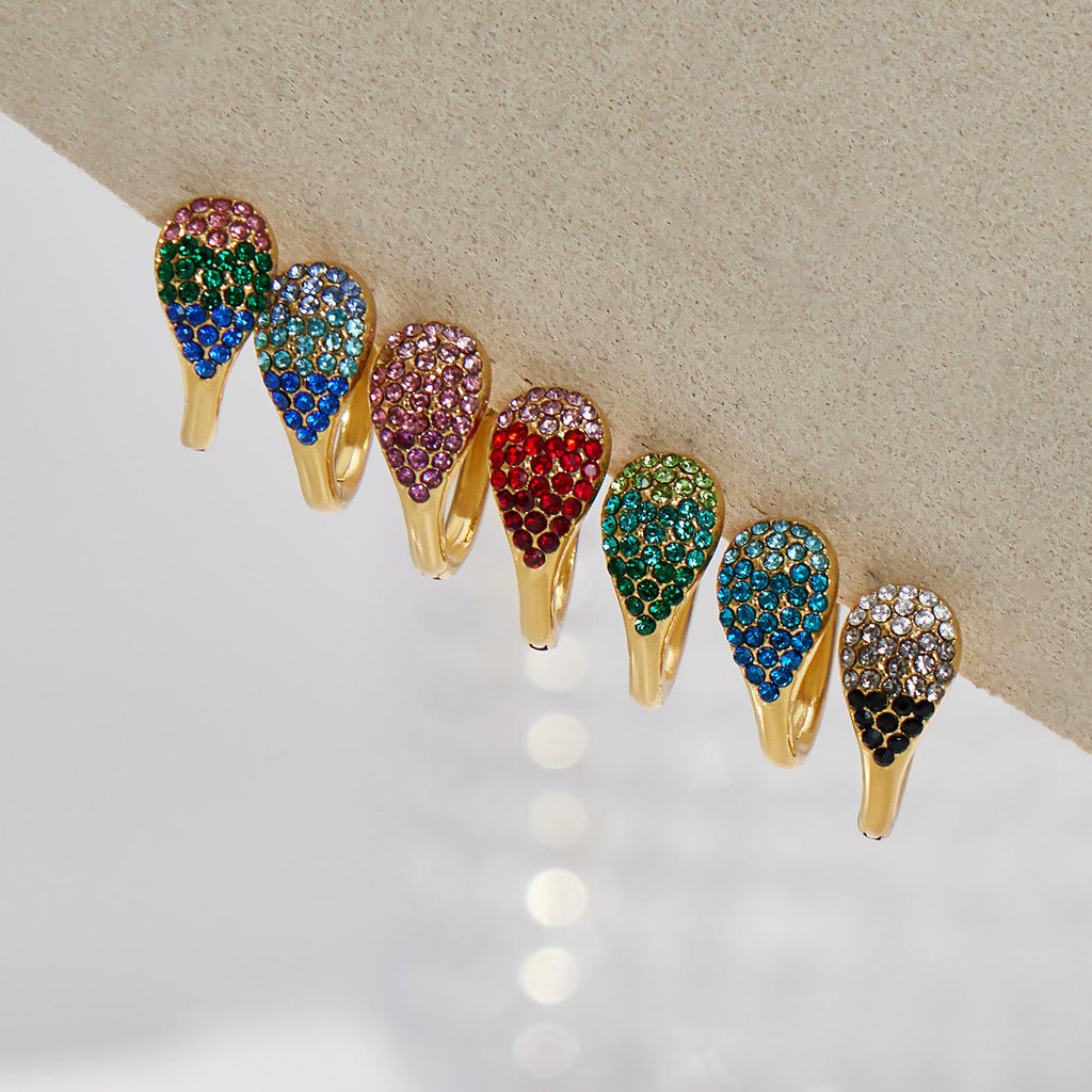 Women's Hoop Earrings | Zirconia Hoop Earrings | ORLABYAMY