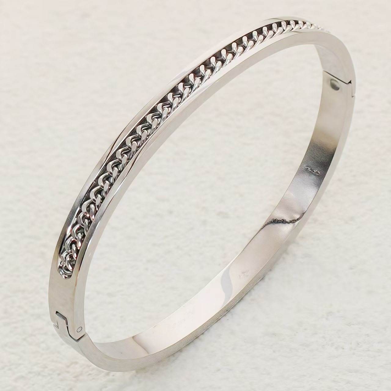 18K Gold, Silver & Rose Gold Plated Stainless Steel Vintage Crown Bracelet