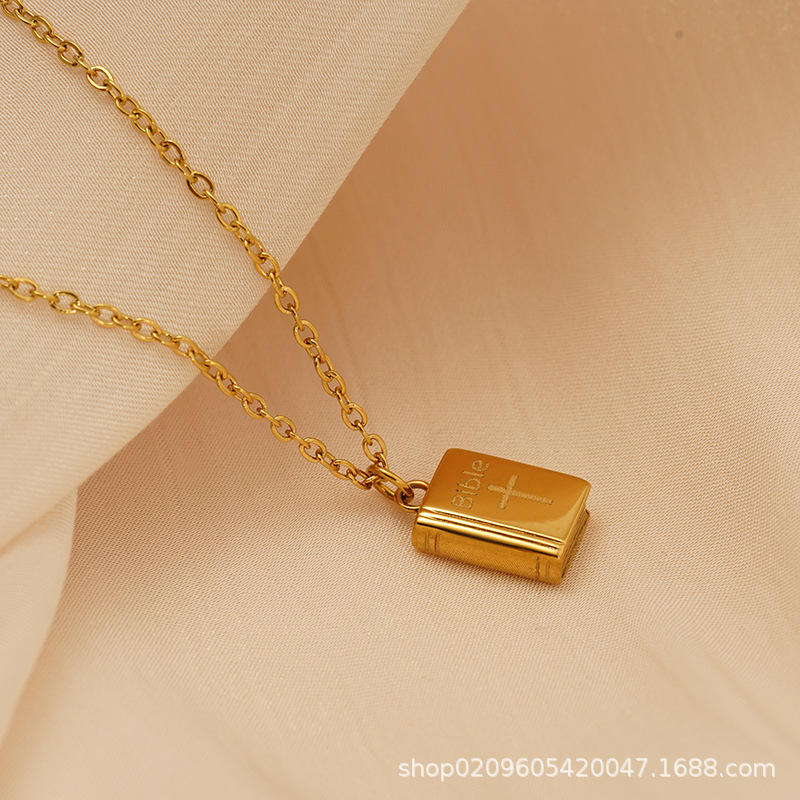 Bible Pendant Necklace | Unisex Bible Necklace | ORLABYAMY