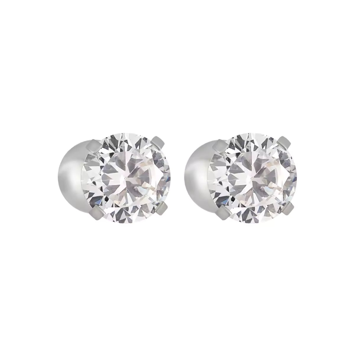 Hoop Huggie Earrings | Zirconia Hoop Earrngs | ORLABYAMY