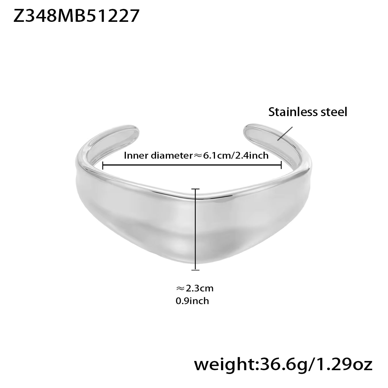Women's Open Bangle | Open Bangle Bracelet | ORLABYAMY