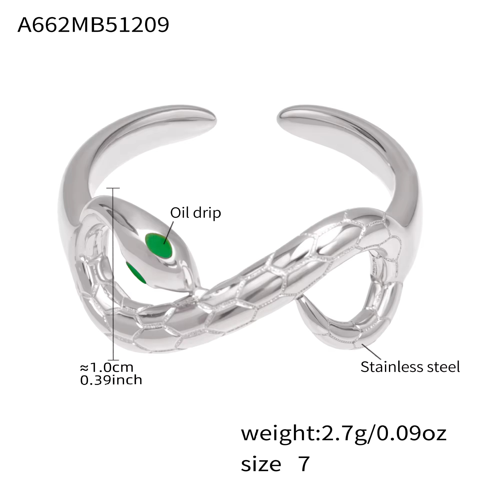 Women’s Open Ring | Zirconia Open Ring | ORLABYAMY
