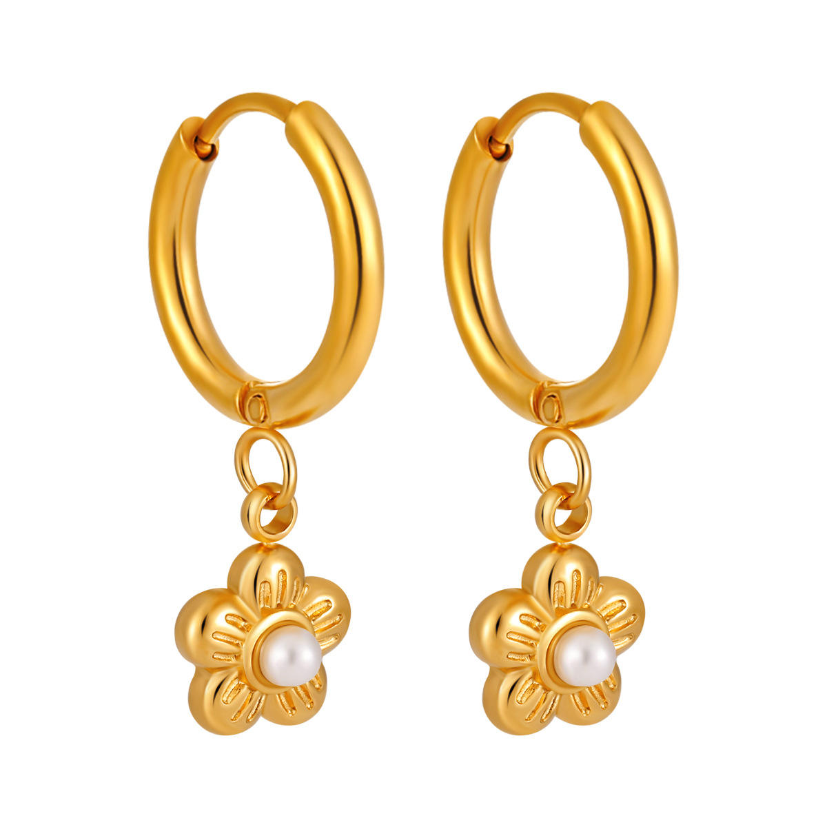 Gold Plated Drop Earrings | Women's Drop Earrings | ORLABYAMY