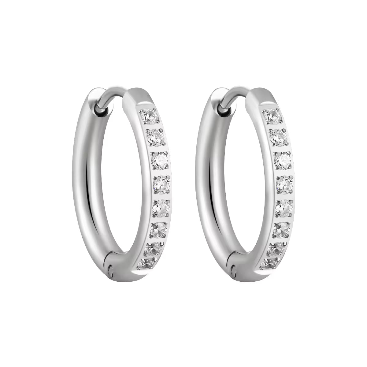 Small Hoop Earrings | Hoop Huggie Earrings  | ORLABYAMY