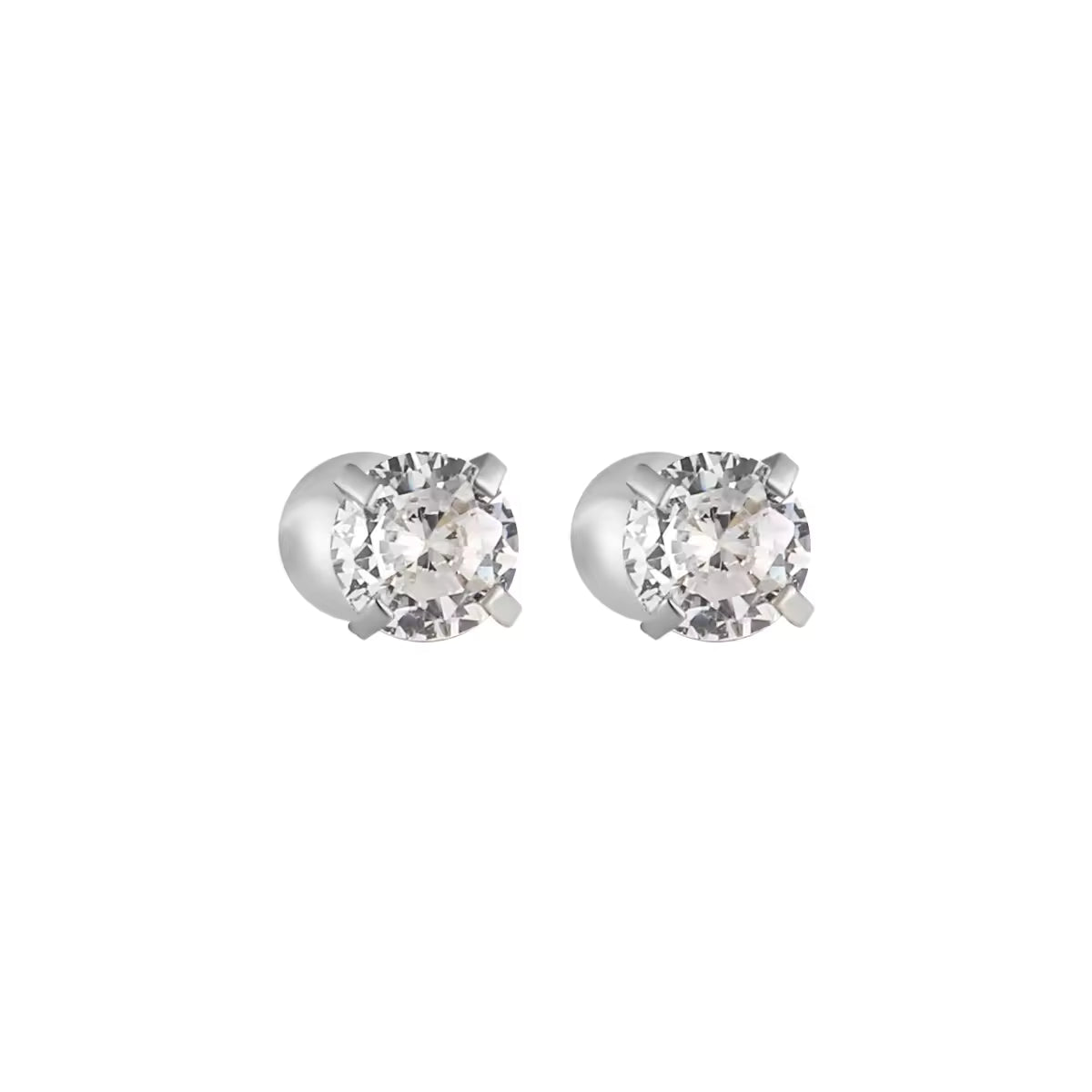 Hoop Huggie Earrings | Zirconia Hoop Earrngs | ORLABYAMY