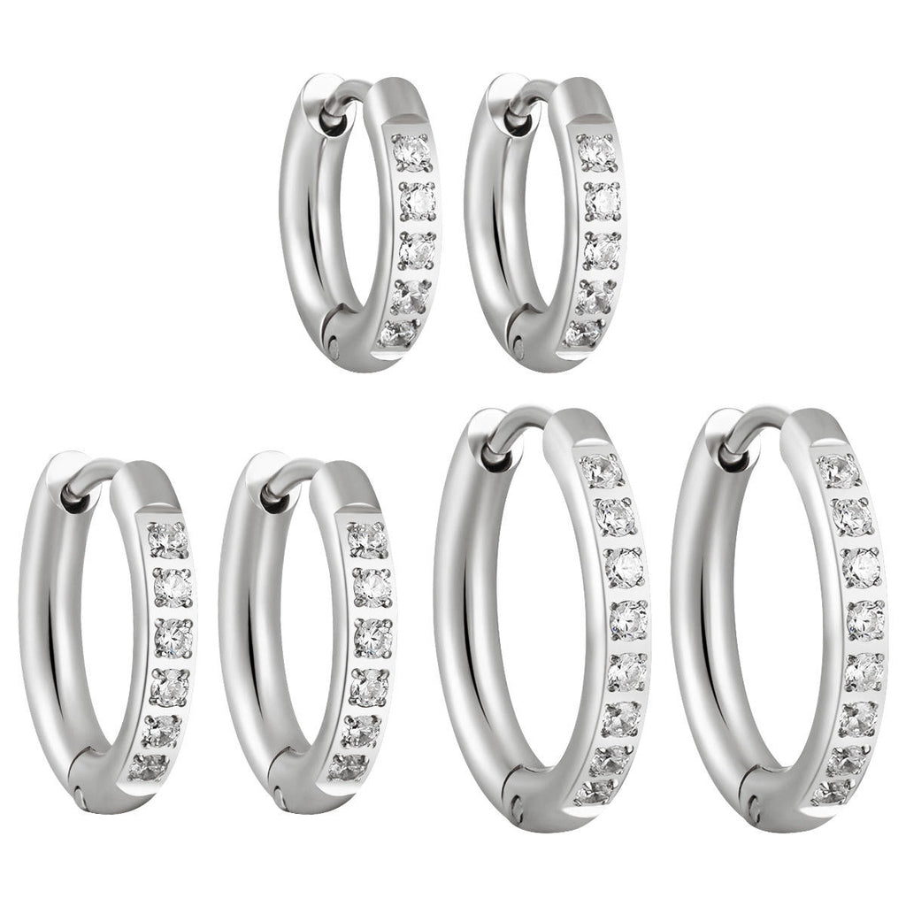 Small Hoop Earrings | Hoop Huggie Earrings  | ORLABYAMY