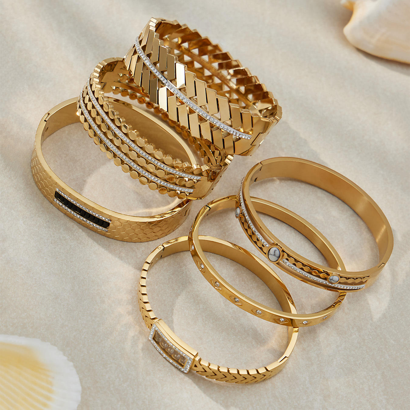Stainless Steel Crown Bracelet | Zirconia Crown Bracelet | ORLABYAMY