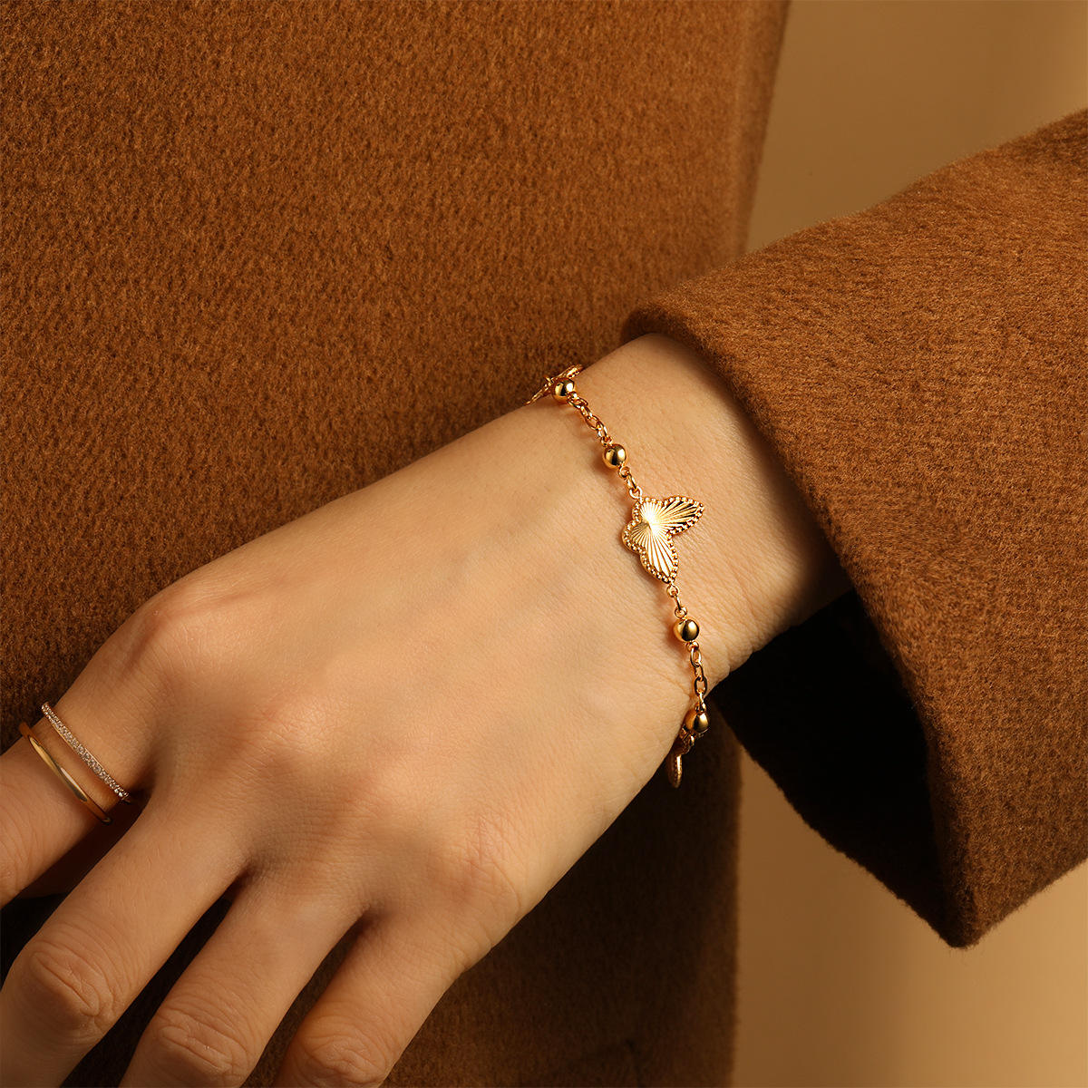 Women's Butterfly Bracelet | Gold Plated Bracelet | ORLABYAMY