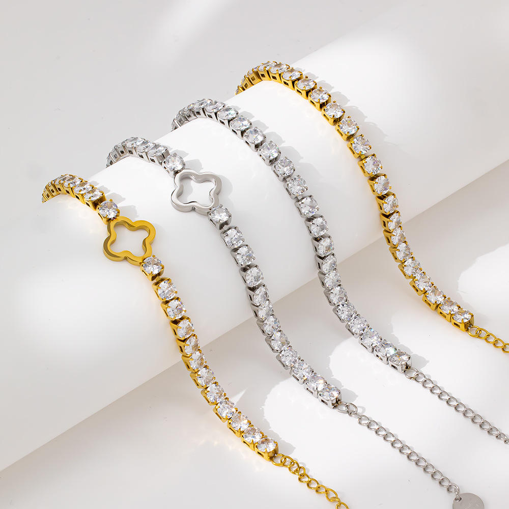 Tennis Chain Bracelet | Zirconia Chain Bracelet | ORLABYAMY
