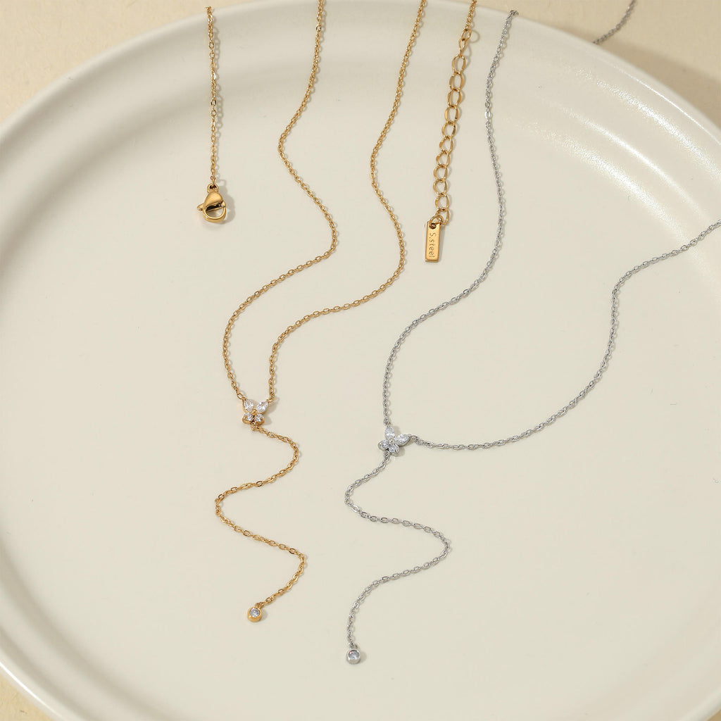 Link Chain Necklace | Long Pendant Necklace | ORLABYAMY