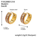 Zirconia Hoop Earrings | Women's Hoop Earrings | ORLABYAMY