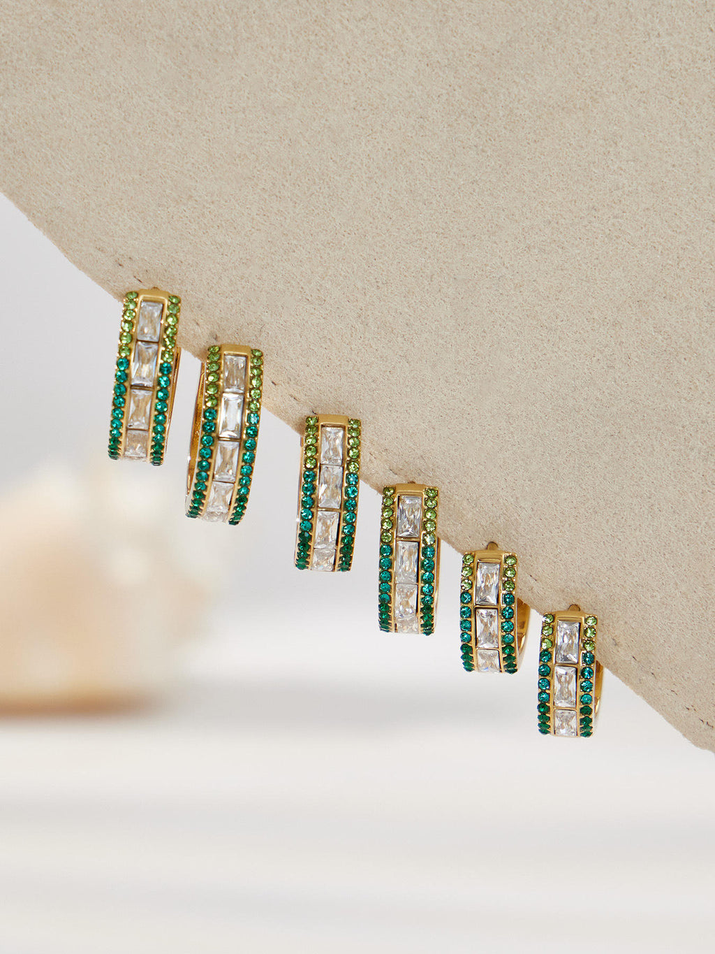 Zirconia Hoop Earrings | Women's Hoop Earrings | ORLABYAMY