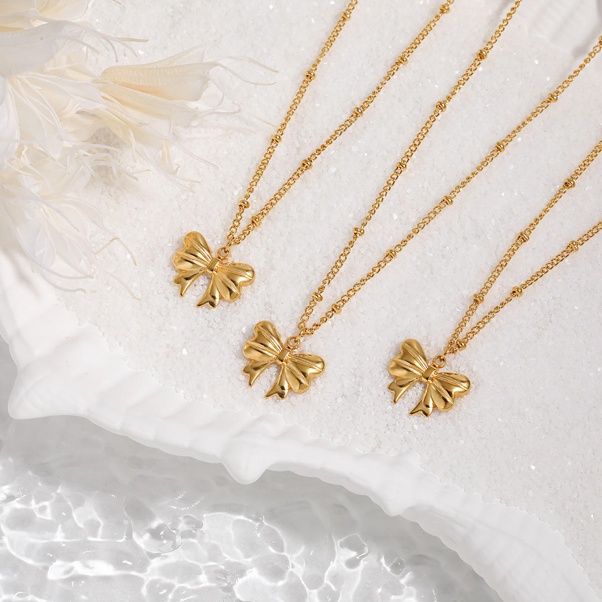 Bow Chain Necklace | Women's Bow Necklace | ORLABYAMY