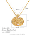 Irregular Pendant Necklace | Zirconia Pendant Necklace | ORLABYAMY