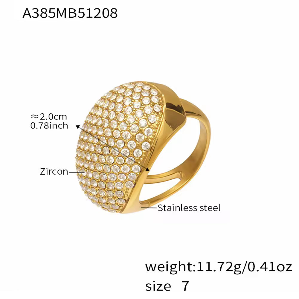 Cubic Zirconia Rings | White Zircon Ring | Zircon Ring | ORLABYAMY