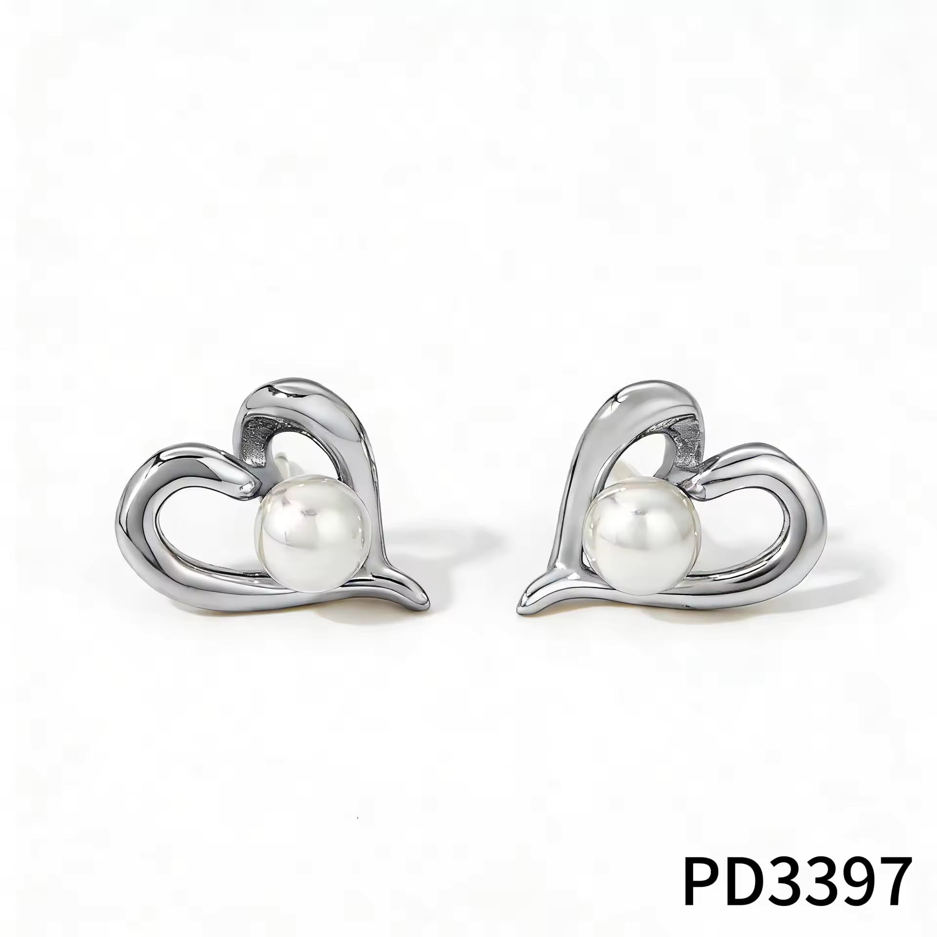 Heart Stud Earrings | Women's Stud Earrings | ORLABYAMY