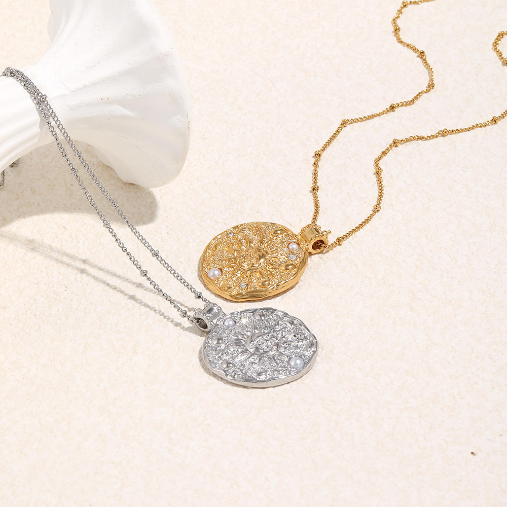 Irregular Pendant Necklace | Zirconia Pendant Necklace | ORLABYAMY