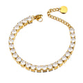 Tennis Chain Bracelet | Zirconia Chain Bracelet | ORLABYAMY