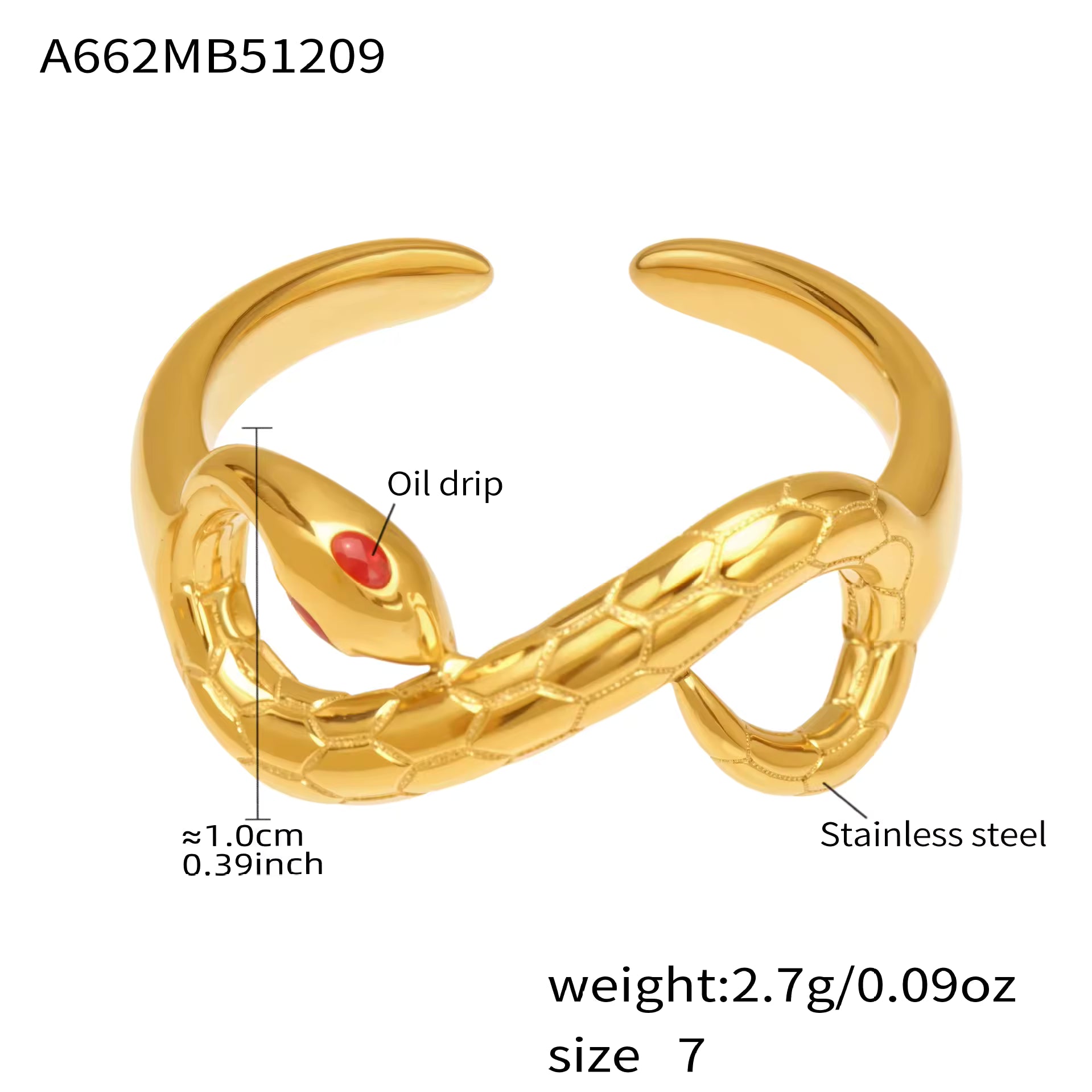 Women’s Open Ring | Zirconia Open Ring | ORLABYAMY