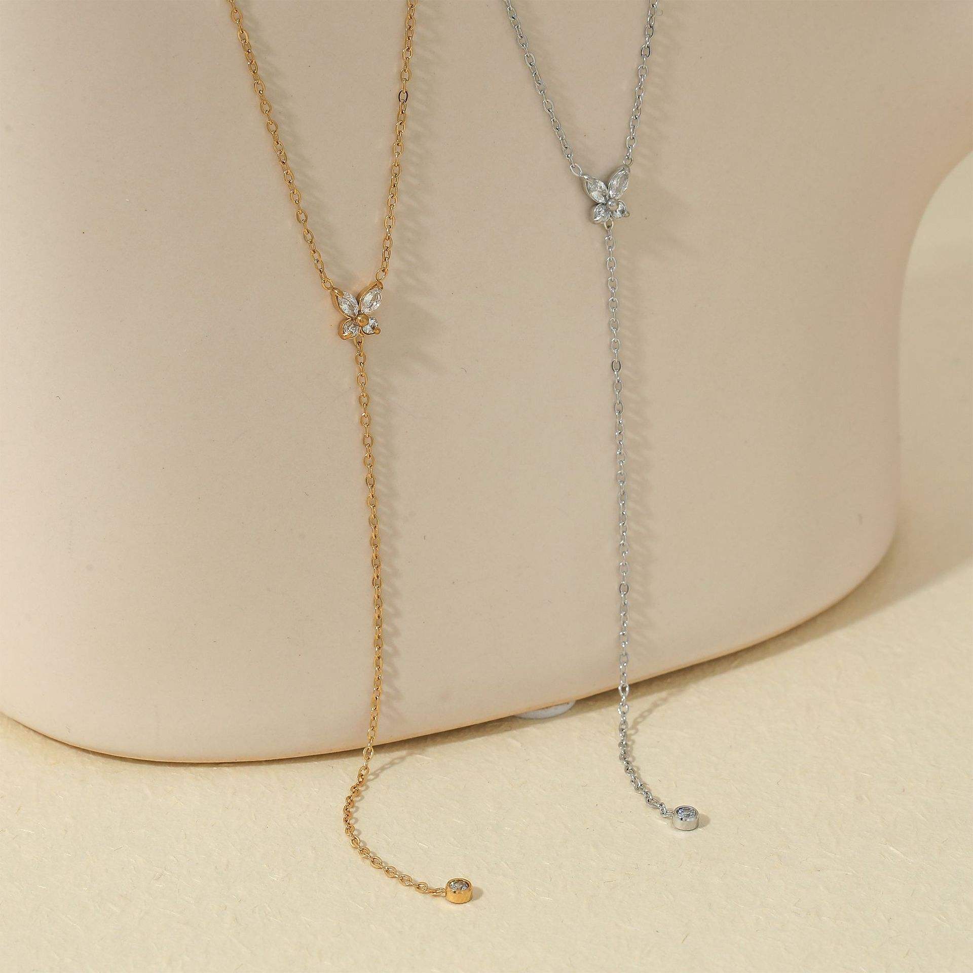 Link Chain Necklace | Long Pendant Necklace | ORLABYAMY