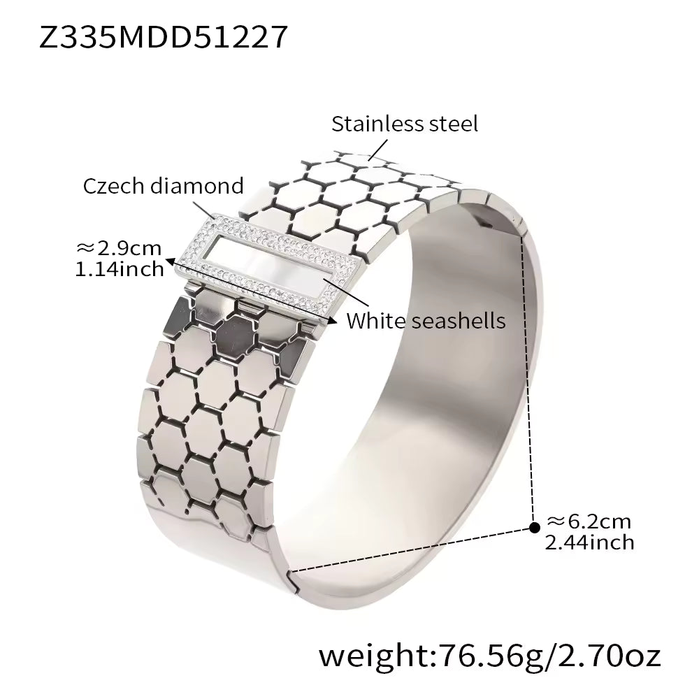Wide Cuff Bracelet | Unisex Cuff Bracelet | ORLABYAMY