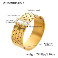 GOLD WHT SHELL 335