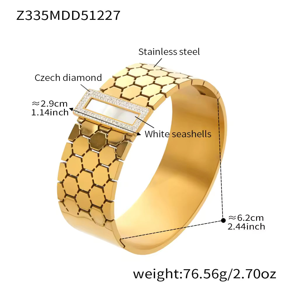 Wide Cuff Bracelet | Unisex Cuff Bracelet | ORLABYAMY