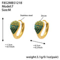 Women's Hoop Earrings | Zirconia Hoop Earrings | ORLABYAMY