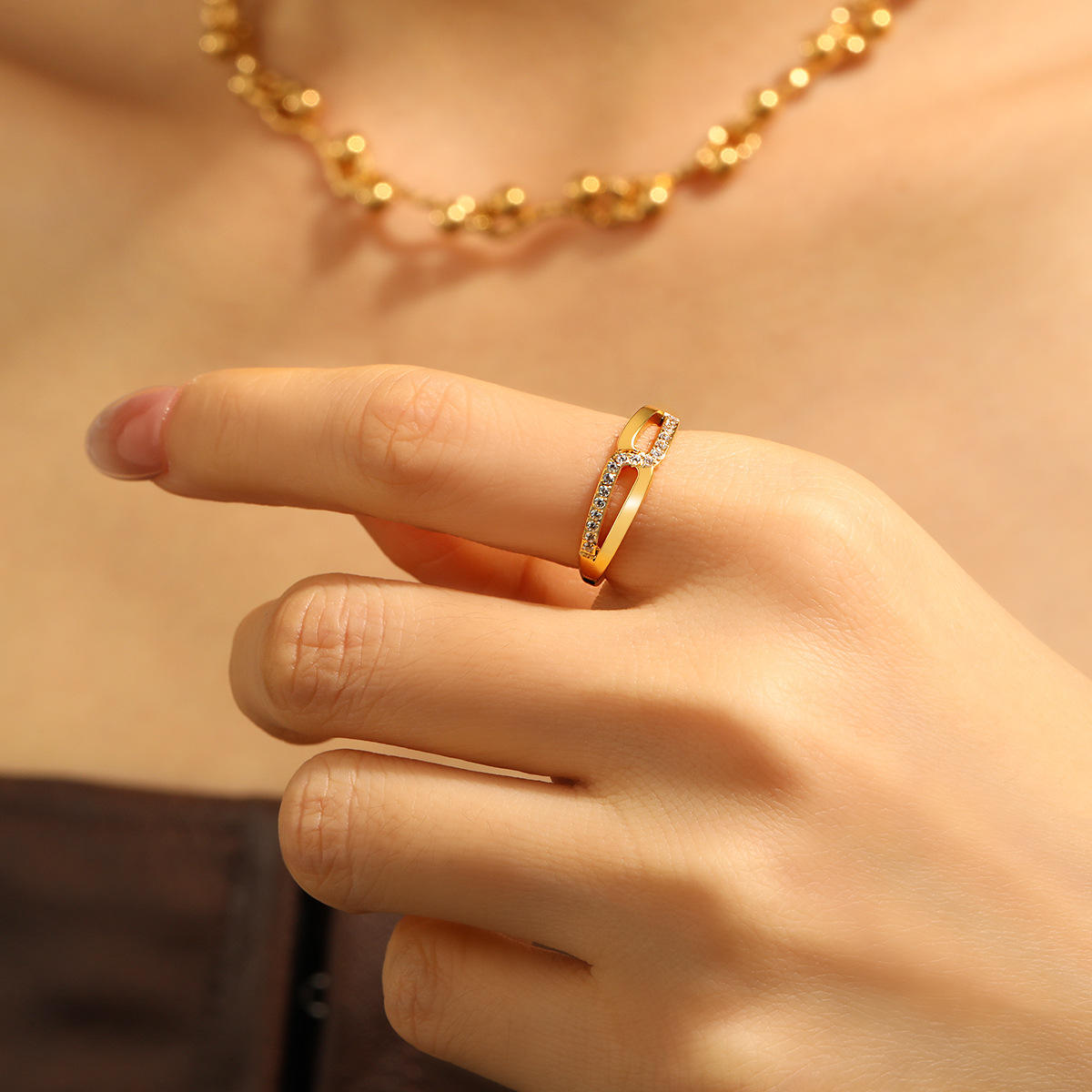 Women's Cluster Ring | Women's Weeding Ring | ORLABYAMY