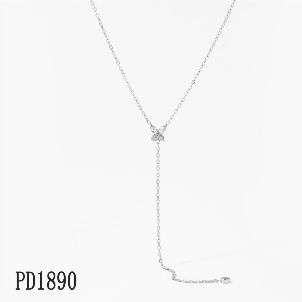 Link Chain Necklace | Long Pendant Necklace | ORLABYAMY