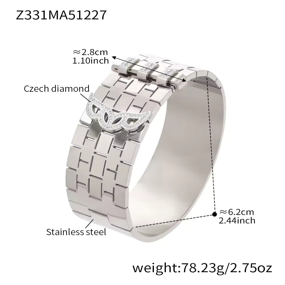 Wide Cuff Bracelet | Unisex Cuff Bracelet | ORLABYAMY