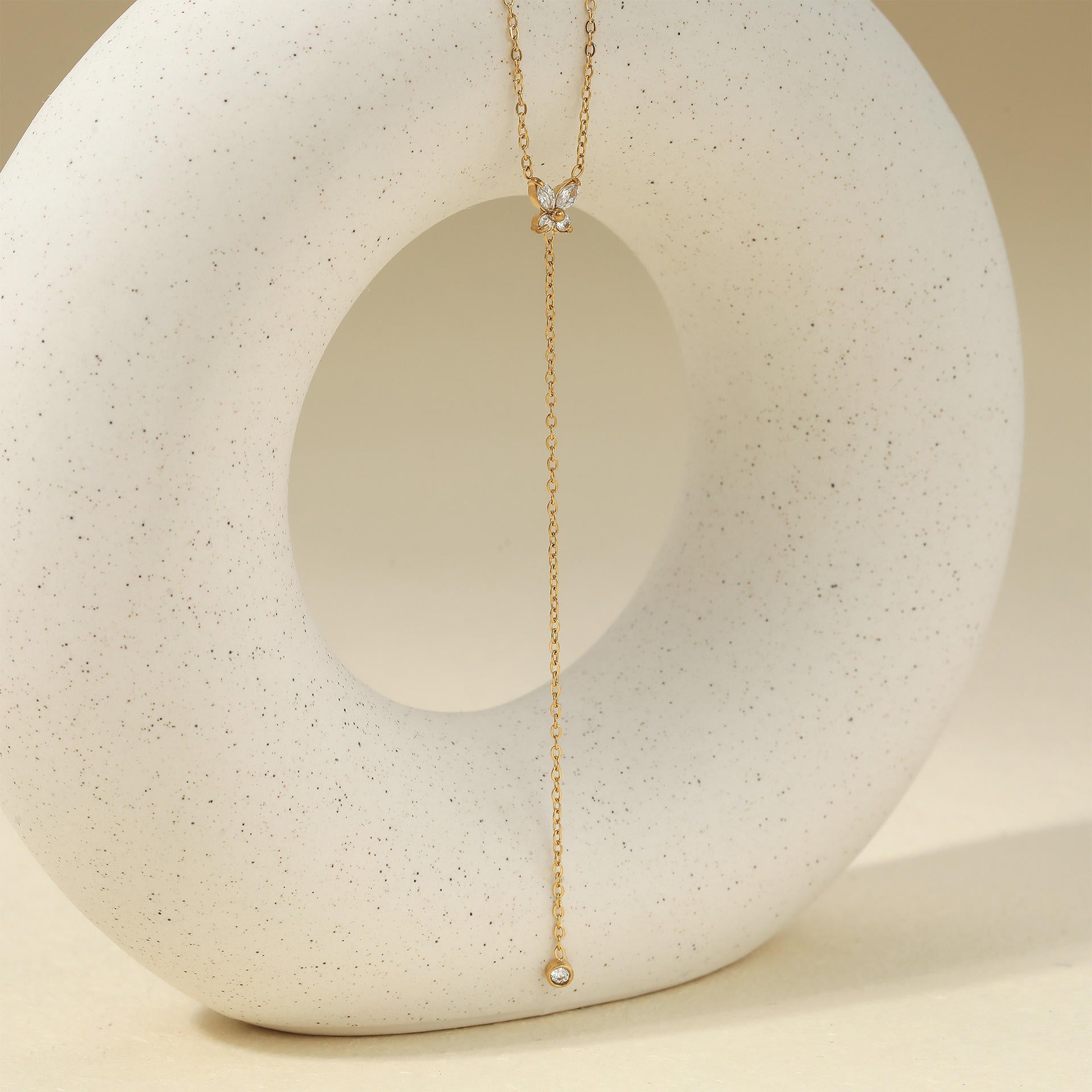 Link Chain Necklace | Long Pendant Necklace | ORLABYAMY