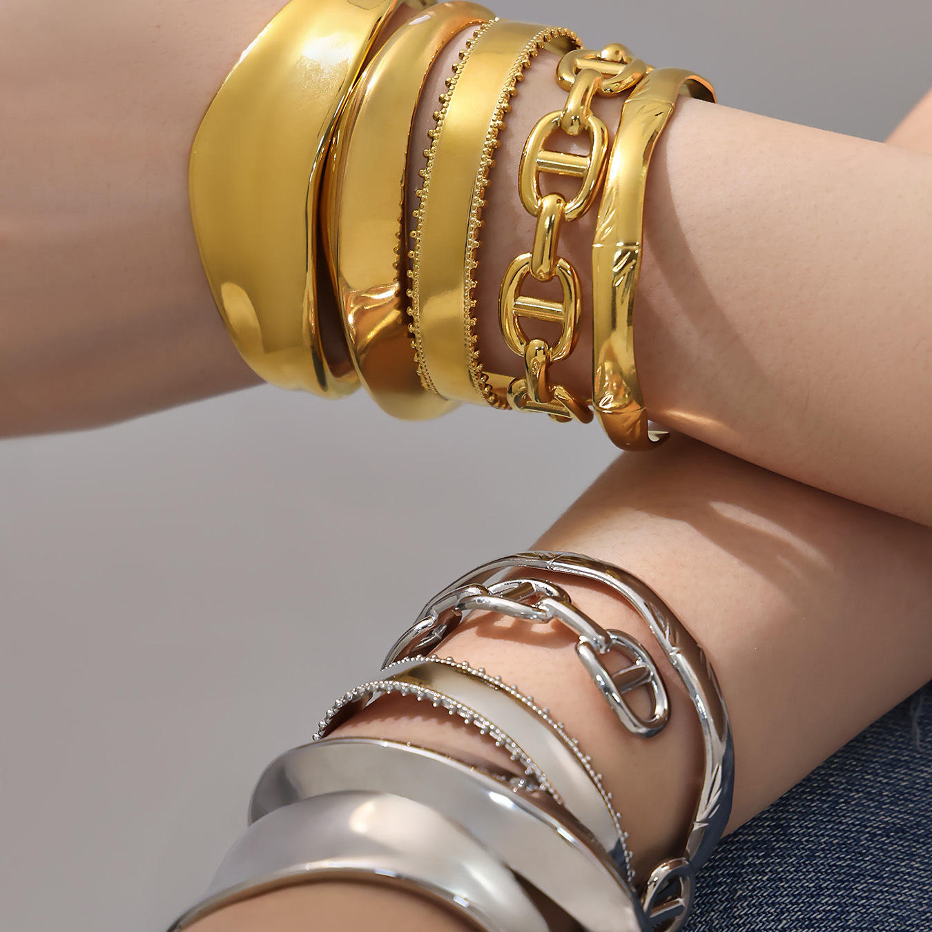 Women's Open Bangle | Open Bangle Bracelet | ORLABYAMY
