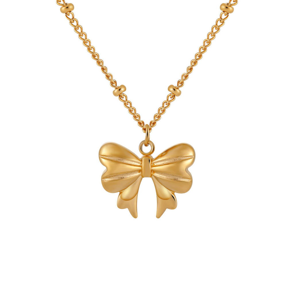 Bow Chain Necklace | Women's Bow Necklace | ORLABYAMY