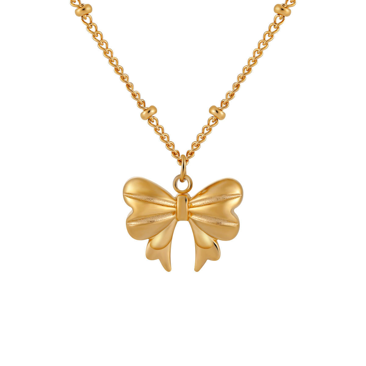 Bow Chain Necklace | Women's Bow Necklace | ORLABYAMY