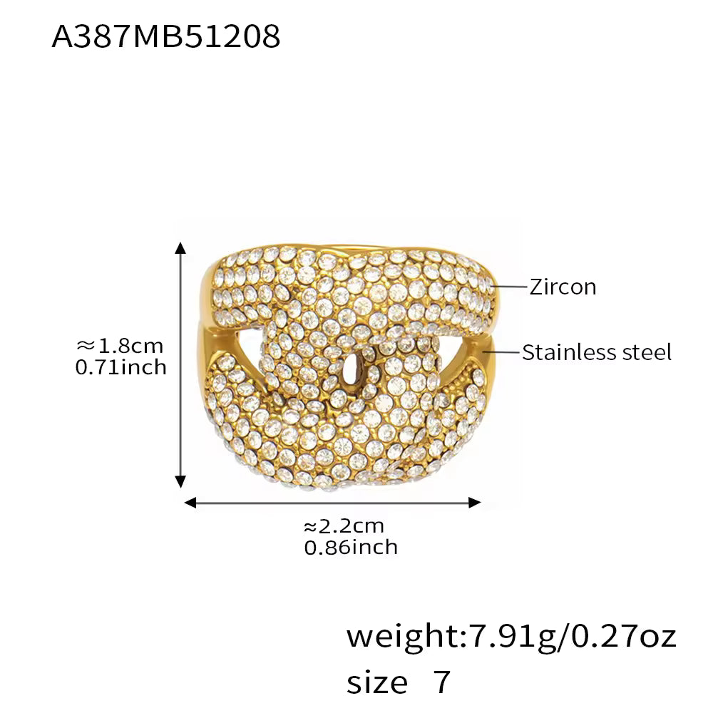 Cubic Zirconia Rings | White Zircon Ring | Zircon Ring | ORLABYAMY