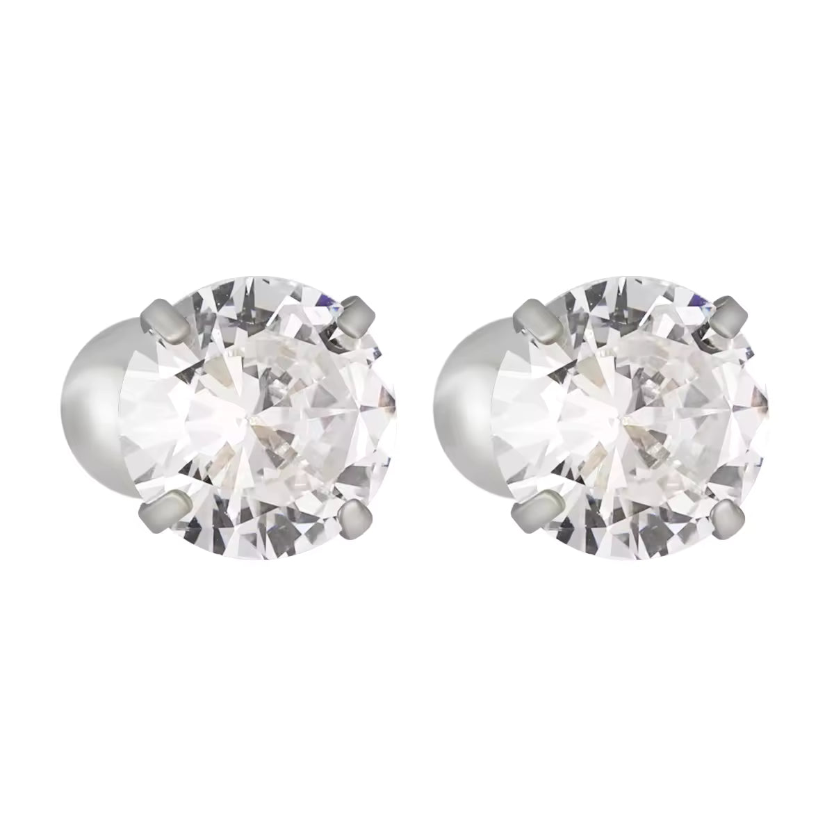 Hoop Huggie Earrings | Zirconia Hoop Earrngs | ORLABYAMY