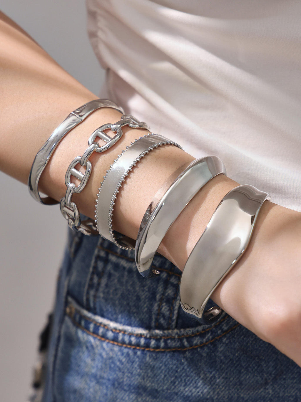 Women's Open Bangle | Open Bangle Bracelet | ORLABYAMY